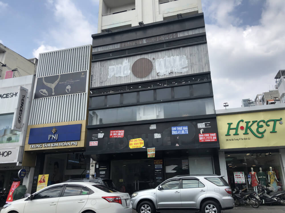 Cho thuê mặt bằng đường Nguyễn Văn Trỗi